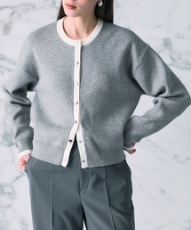 N.O.R.C（ノーク）の「【ZOZO限定】ファンクションイージーバイカラーニットカーディガン（ニット/セーター）」