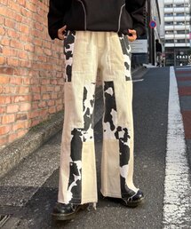 etsinta | 【etsinta/エシンタ】デニムパッチワークフレアパンツ(デニムパンツ)