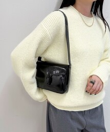 fredy emue | エナメルフラップワンハンドルバッグ(ショルダーバッグ)