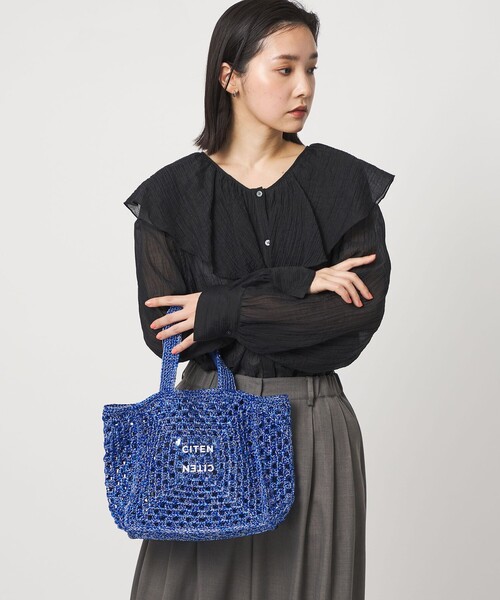 CITEN(シテン)の「<CITEN>ラメコードクリアトートバッグ(ショルダーバッグ・レディース・コバルトブルー/ロイヤルブルー/ホワイト/シルバー・フリー)」の3枚目の写真