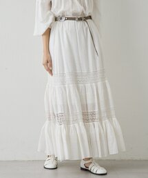 Whim Gazette｜ウィムガゼットのスカート（ホワイト/白色系）通販