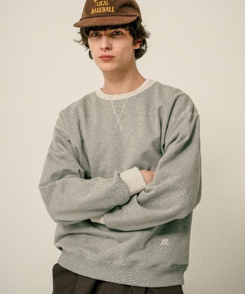 WV PROJECT(ダブリューブイプロジェクト)の「【TWN】TT New Base Sweatshirts/JYMT3606(スウェット・メンズ・ネイビー/グレー/ブラック/バーガンディー・3L/LL/L/M)」の2枚目の写真