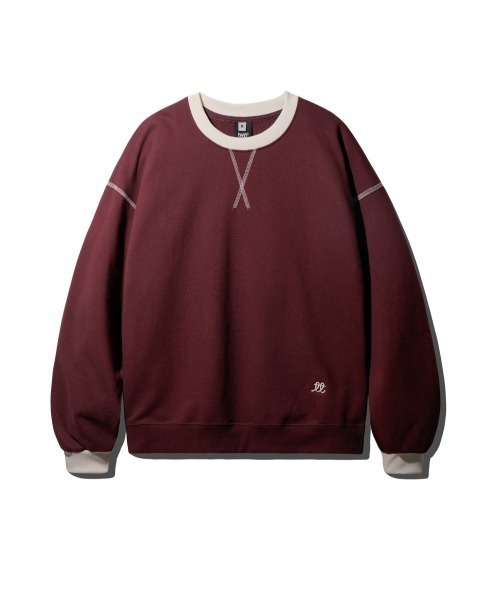 WV PROJECT(ダブリューブイプロジェクト)の「【TWN】TT New Base Sweatshirts/JYMT3606(スウェット・メンズ・ネイビー/グレー/ブラック/バーガンディー・3L/LL/L/M)」の11枚目の写真