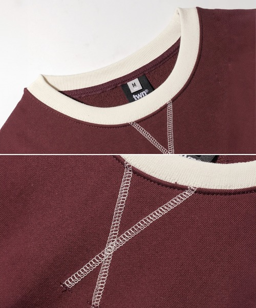 WV PROJECT(ダブリューブイプロジェクト)の「【TWN】TT New Base Sweatshirts/JYMT3606(スウェット・メンズ・ネイビー/グレー/ブラック/バーガンディー・3L/LL/L/M)」の16枚目の写真