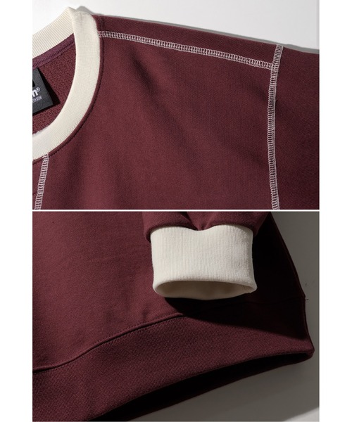 WV PROJECT(ダブリューブイプロジェクト)の「【TWN】TT New Base Sweatshirts/JYMT3606(スウェット・メンズ・ネイビー/グレー/ブラック/バーガンディー・3L/LL/L/M)」の17枚目の写真