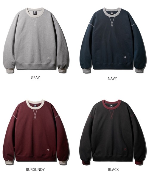 WV PROJECT(ダブリューブイプロジェクト)の「【TWN】TT New Base Sweatshirts/JYMT3606(スウェット・メンズ・ネイビー/グレー/ブラック/バーガンディー・3L/LL/L/M)」の14枚目の写真