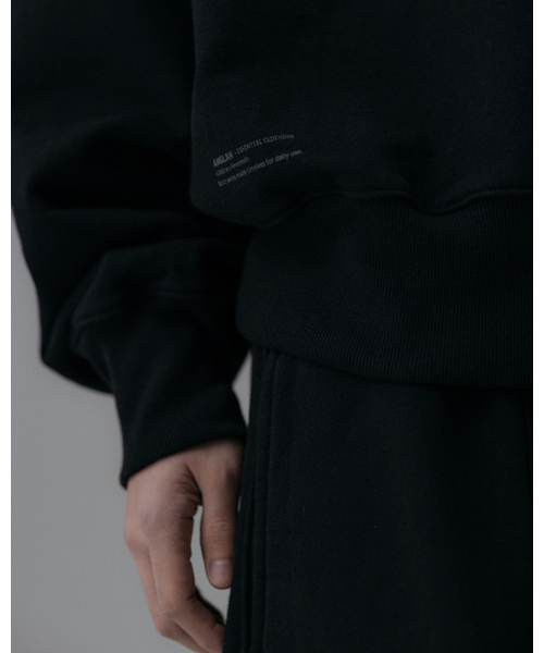 ANGLAN（アングラン）の「Steady Sweat Shirt - Black（スウェット・メンズ・その他・2/1）」の2枚目の写真