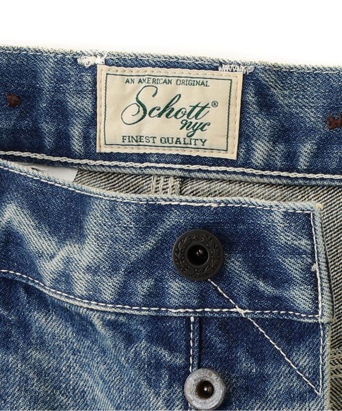 schott（ショット）の「Schott/ショット/LOT.926 FP WIDE DENIM PANTS USED/ファイアプルーフ ワイド デニムパンツ ユーズド（デニムパンツ・メンズ・ブルー系その他・30/32/34/36）」の17枚目の写真
