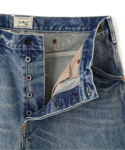 schott（ショット）の「Schott/ショット/LOT.926 FP WIDE DENIM PANTS USED/ファイアプルーフ ワイド デニムパンツ ユーズド（デニムパンツ・メンズ・ブルー系その他・30/32/34/36）」の15枚目の写真