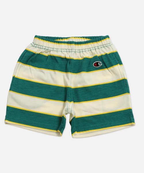 Champion(チャンピオン)の「〈チャンピオン〉ボーダーハーフパンツ(その他パンツ・キッズ・イエロー/レッド/クリーム・80cm/90cm/100cm/110cm/120cm/130cm)」の4枚目の写真