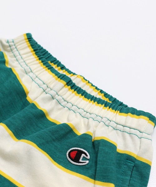 Champion(チャンピオン)の「〈チャンピオン〉ボーダーハーフパンツ(その他パンツ・キッズ・イエロー/レッド/クリーム・80cm/90cm/100cm/110cm/120cm/130cm)」の6枚目の写真