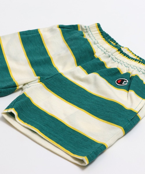 Champion(チャンピオン)の「〈チャンピオン〉ボーダーハーフパンツ(その他パンツ・キッズ・イエロー/レッド/クリーム・80cm/90cm/100cm/110cm/120cm/130cm)」の11枚目の写真