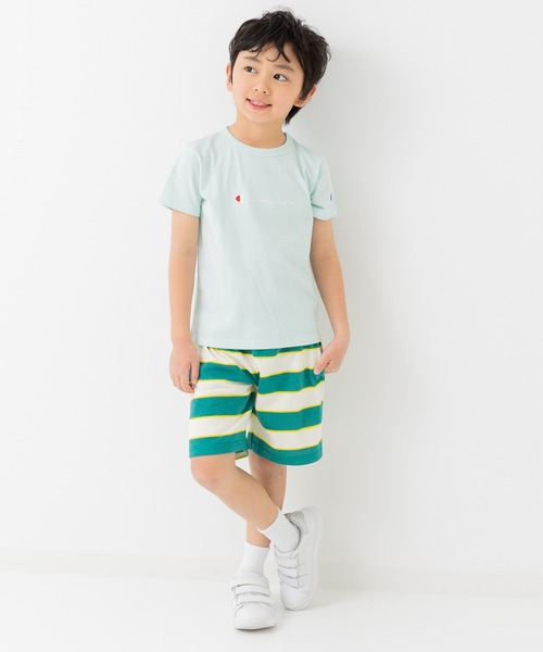 Champion(チャンピオン)の「〈チャンピオン〉ボーダーハーフパンツ(その他パンツ・キッズ・イエロー/レッド/クリーム・80cm/90cm/100cm/110cm/120cm/130cm)」の14枚目の写真