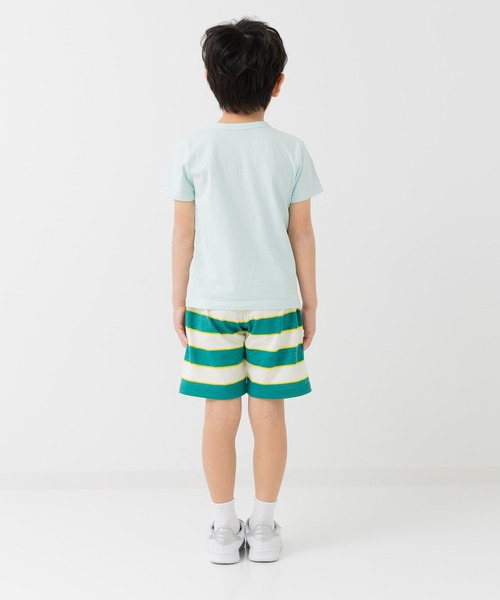 Champion(チャンピオン)の「〈チャンピオン〉ボーダーハーフパンツ(その他パンツ・キッズ・イエロー/レッド/クリーム・80cm/90cm/100cm/110cm/120cm/130cm)」の15枚目の写真