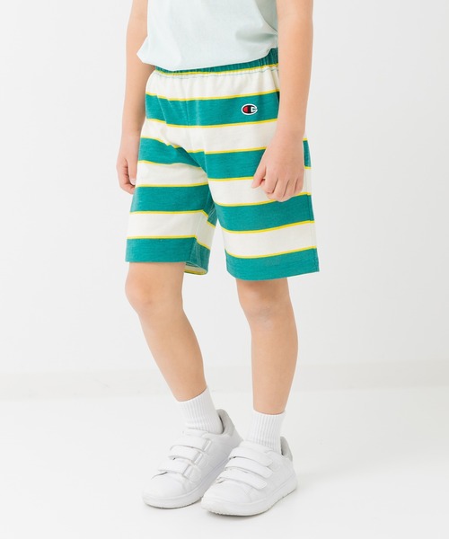 Champion(チャンピオン)の「〈チャンピオン〉ボーダーハーフパンツ(その他パンツ・キッズ・イエロー/レッド/クリーム・80cm/90cm/100cm/110cm/120cm/130cm)」の16枚目の写真