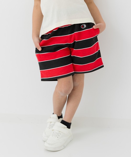 Champion(チャンピオン)の「〈チャンピオン〉ボーダーハーフパンツ(その他パンツ・キッズ・イエロー/レッド/クリーム・80cm/90cm/100cm/110cm/120cm/130cm)」の20枚目の写真