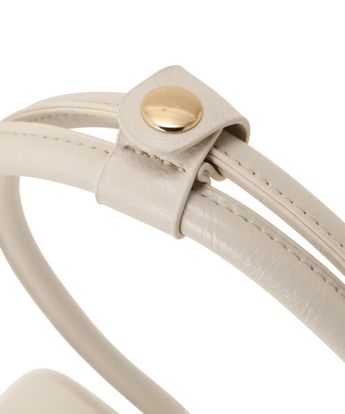 EDIT COLOGNE（エディットコロン）の「ロングショルダーバッグ（ショルダーバッグ・レディース・オフホワイト/ブルー・ﾌﾘ-）」の4枚目の写真