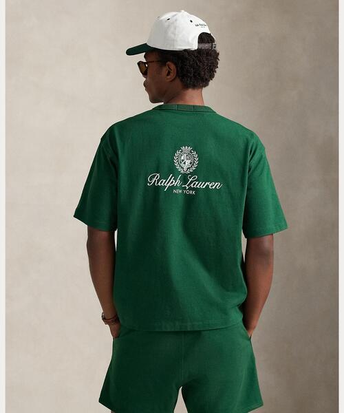 POLO RALPH LAUREN(ポロ ラルフ ローレン)の「リラックス フィット ジャージー グラフィック Tシャツ(Tシャツ/カットソー・メンズ・グリーン・L/S/M/XS)」の6枚目の写真