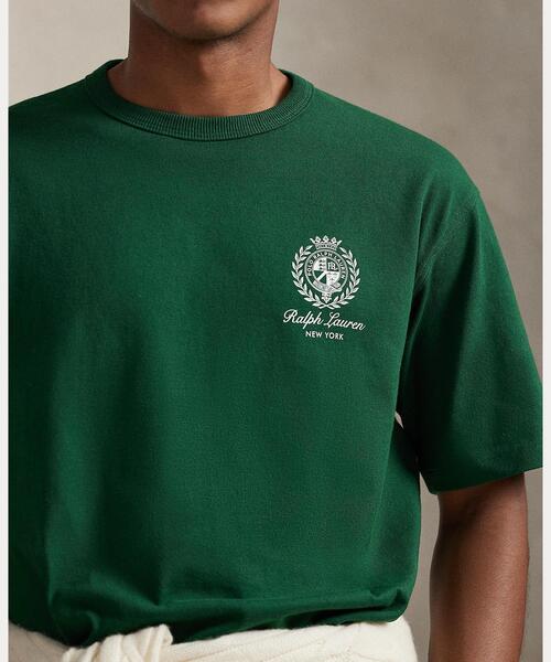 POLO RALPH LAUREN(ポロ ラルフ ローレン)の「リラックス フィット ジャージー グラフィック Tシャツ(Tシャツ/カットソー・メンズ・グリーン・L/S/M/XS)」の5枚目の写真