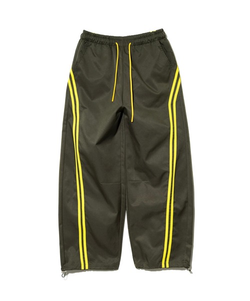 CUBE SUGAR（キューブシュガー）の「CUBE SUGAR/キューブシュガー　ナイロン イージー ラインパンツ（その他パンツ・レディース・カーキ/ブラック・FREE）」の8枚目の写真