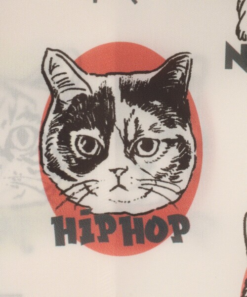 Afternoon Tea（アフタヌーンティー）の「ポケッタブルショッピングバッグ/Cat's NapTime（エコバッグ/サブバッグ・レディース・オレンジ・ONE SIZE）」の4枚目の写真