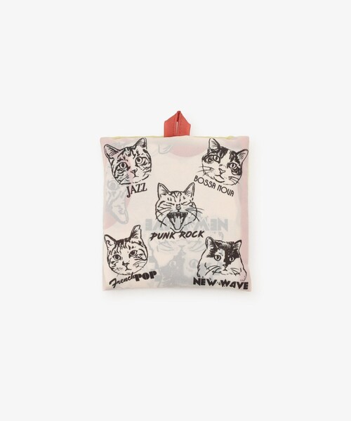 Afternoon Tea（アフタヌーンティー）の「ポケッタブルショッピングバッグ/Cat's NapTime（エコバッグ/サブバッグ・レディース・オレンジ・ONE SIZE）」の5枚目の写真