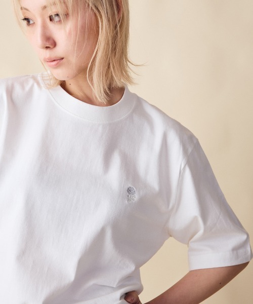rehacer（レアセル）の「rehacer : Memorize relax Fit T / メモライズ　リラックスフィット T（Tシャツ/カットソー・レディース・ブラック/ホワイト・SMALL）」の3枚目の写真