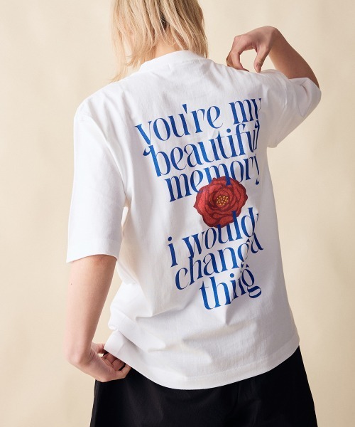 rehacer（レアセル）の「rehacer : Memorize relax Fit T / メモライズ　リラックスフィット T（Tシャツ/カットソー・レディース・ブラック/ホワイト・SMALL）」の5枚目の写真