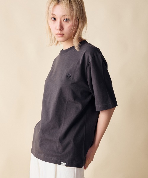 rehacer（レアセル）の「rehacer : Memorize relax Fit T / メモライズ　リラックスフィット T（Tシャツ/カットソー・レディース・ブラック/ホワイト・SMALL）」の9枚目の写真