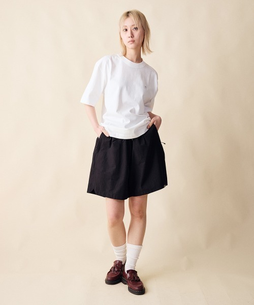rehacer（レアセル）の「rehacer : Memorize relax Fit T / メモライズ　リラックスフィット T（Tシャツ/カットソー・レディース・ブラック/ホワイト・SMALL）」の6枚目の写真