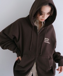 ANME（アンメ）の「ロゴ刺繍ANMEダブルジップスウェットパーカー（パーカー）」