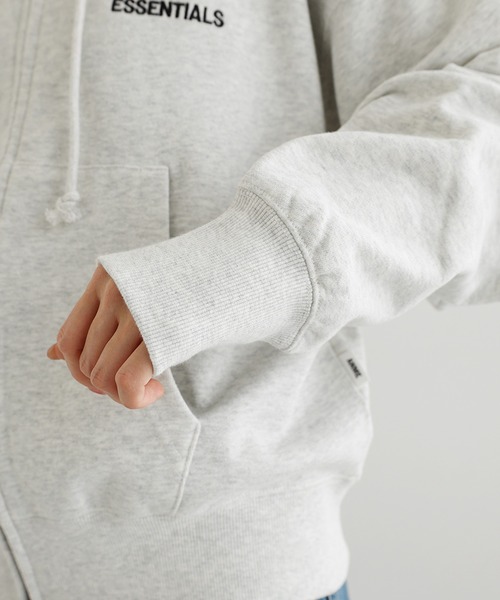 ANME（アンメ）の「ロゴ刺繍ANMEダブルジップスウェットパーカー（パーカー・レディース・ブラック/オートミール/ブラウン・M/L/XL）」の22枚目の写真