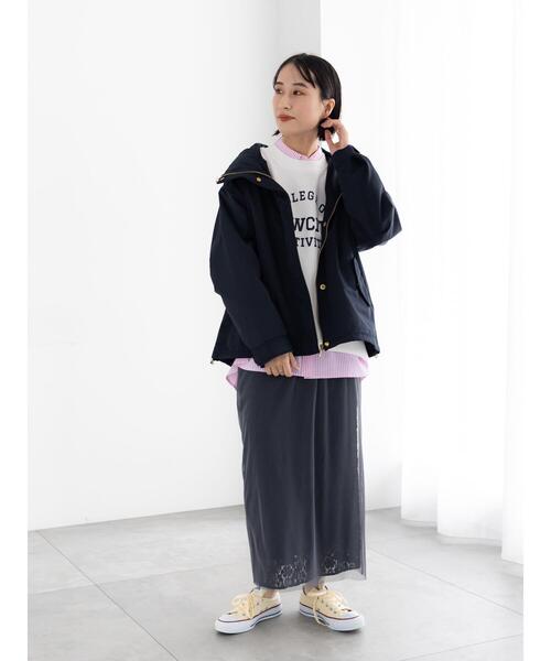 Te chichi（テチチ）の「裏毛ロゴプルオーバー（Tシャツ/カットソー・レディース・グレー/オフホワイト/ブルー・F）」の10枚目の写真