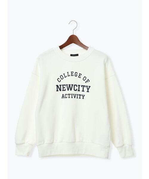 Te chichi（テチチ）の「裏毛ロゴプルオーバー（Tシャツ/カットソー・レディース・グレー/オフホワイト/ブルー・F）」の19枚目の写真