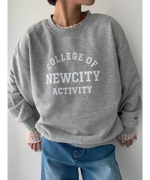 Te chichi | 裏毛ロゴプルオーバー(Tシャツ/カットソー)