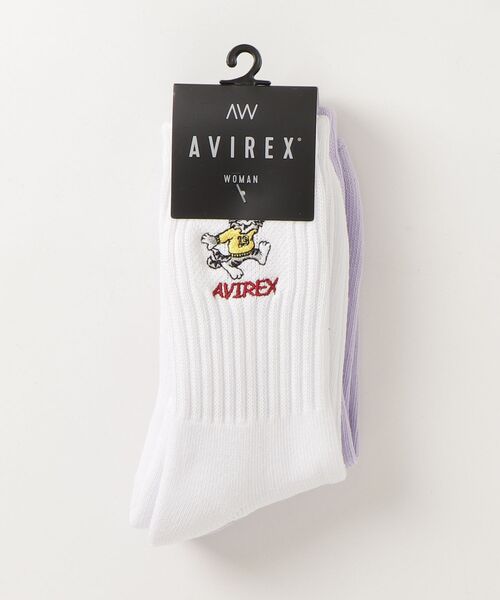 AVIREX（アヴィレックス）の「《直営店限定》NUMBERING TOM CAT SOCKS（ソックス/靴下・レディース・ブラック/ホワイト・F）」の12枚目の写真