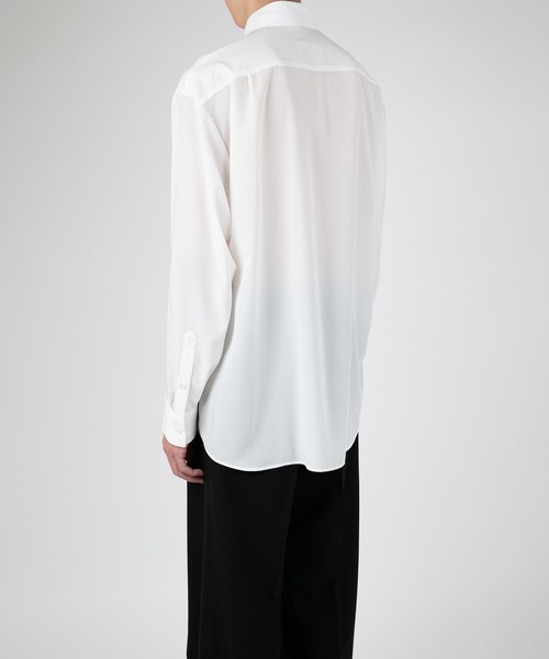 LAD MUSICIAN（ラッドミュージシャン）の「DECHINE FRILL BIG SHIRT（シャツ/ブラウス・メンズ・ブラック/ホワイト・42/46/44）」の5枚目の写真