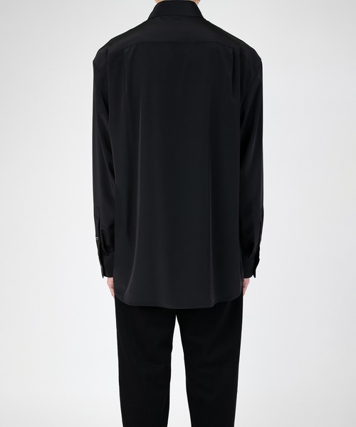 LAD MUSICIAN（ラッドミュージシャン）の「DECHINE FRILL BIG SHIRT（シャツ/ブラウス・メンズ・ブラック/ホワイト・42/46/44）」の8枚目の写真