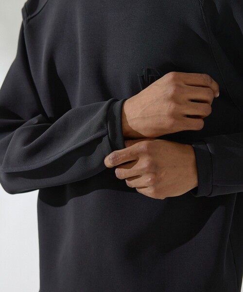 DESIGNWORKS(デザインワークス)の「【セットアップ対応】液アンダンボール クルーネックT / 長袖Tシャツ(Tシャツ/カットソー・メンズ・ブラック/ホワイト/ネイビー・48/46/50)」の9枚目の写真