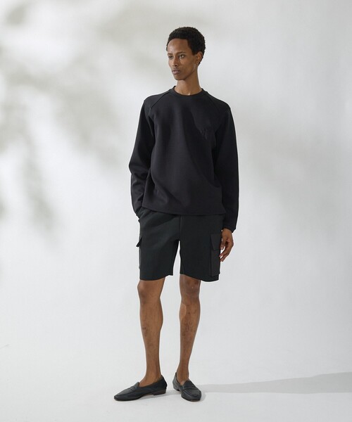 DESIGNWORKS(デザインワークス)の「【セットアップ対応】液アンダンボール クルーネックT / 長袖Tシャツ(Tシャツ/カットソー・メンズ・ブラック/ホワイト/ネイビー・48/46/50)」の15枚目の写真