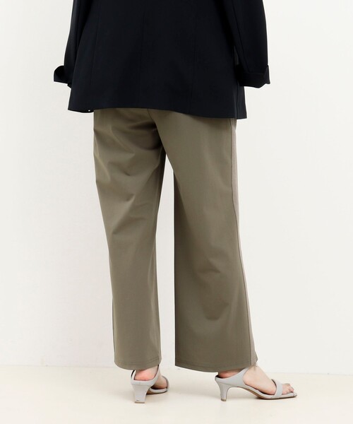 MICO COULIER（ミコクリエ）の「CICA配合サークルストレッチテーパードパンツ（その他パンツ・レディース・オリーブ/ブラック/ベージュ・38/36）」の14枚目の写真