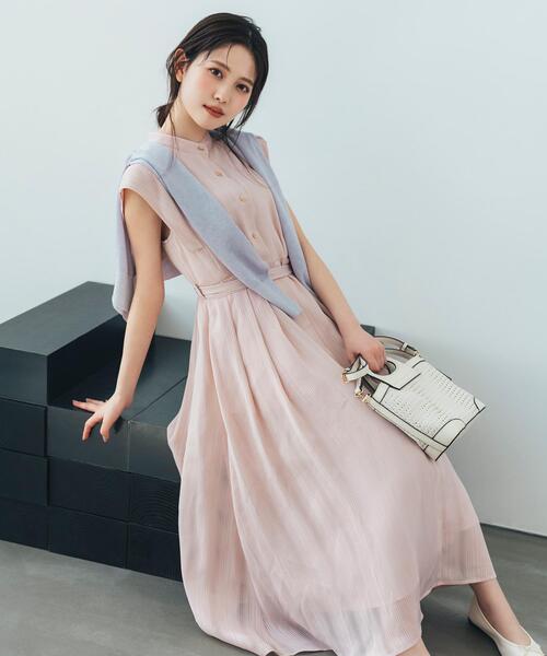 PS/低身長サイズ】◇シャドーストライプワンピース（ワンピース
