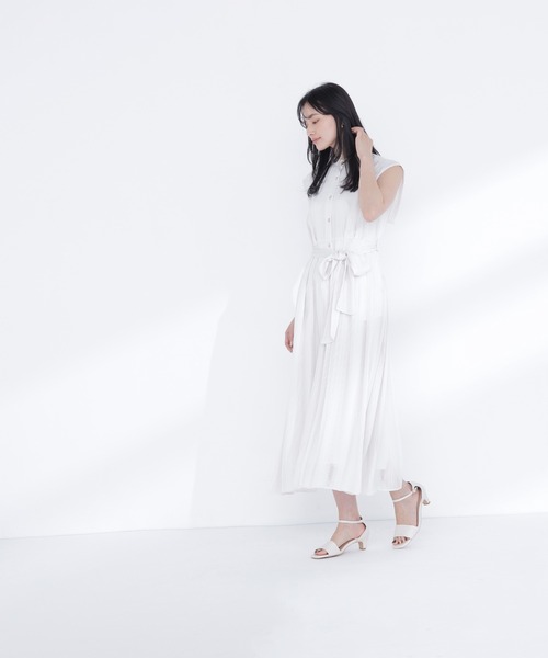 NATURAL BEAUTY BASIC（ナチュラルビューティーベーシック）の「【PS/低身長サイズ】◇シャドーストライプワンピース（ワンピース・レディース・ピンク/オフホワイト/ネイビー・SMALL/MEDIUM/P/S）」の11枚目の写真