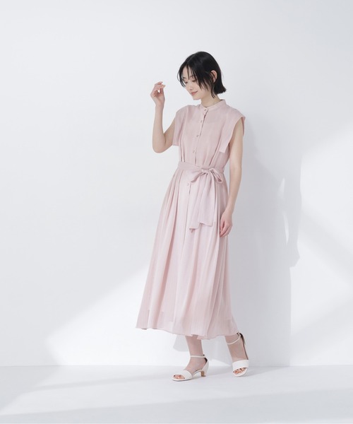 NATURAL BEAUTY BASIC（ナチュラルビューティーベーシック）の「【PS/低身長サイズ】◇シャドーストライプワンピース（ワンピース・レディース・ピンク/オフホワイト/ネイビー・SMALL/MEDIUM/P/S）」の22枚目の写真