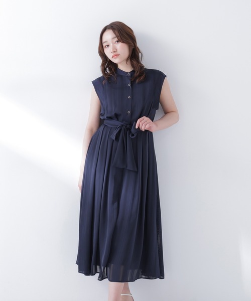 NATURAL BEAUTY BASIC（ナチュラルビューティーベーシック）の「【PS/低身長サイズ】◇シャドーストライプワンピース（ワンピース・レディース・ピンク/オフホワイト/ネイビー・SMALL/MEDIUM/P/S）」の19枚目の写真