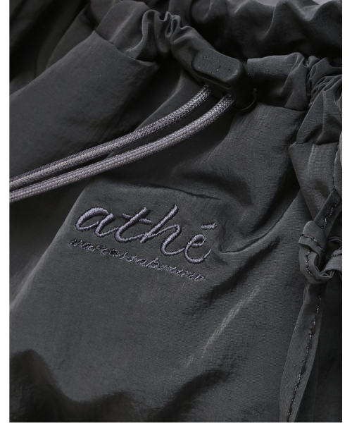 athe（アテ）の「[RUBAN] ダークグレーリボンバックパック兼ショルダーバッグ S AABA6E911G3（ショルダーバッグ・レディース・ダークグレー・FREE）」の10枚目の写真