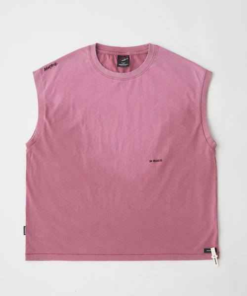 ADAM PATEK(アダムパテック)の「mta609-gallagher sleeveless ノースリーブ(AP2614022)(Tシャツ/カットソー・メンズ・ブラック/グリーン/ピンク/ホワイト・2/1)」の4枚目の写真