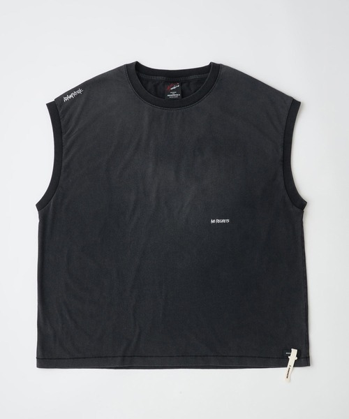 ADAM PATEK(アダムパテック)の「mta609-gallagher sleeveless ノースリーブ(AP2614022)(Tシャツ/カットソー・メンズ・ブラック/グリーン/ピンク/ホワイト・2/1)」の2枚目の写真