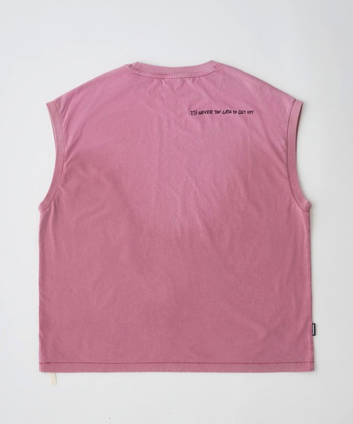 ADAM PATEK(アダムパテック)の「mta609-gallagher sleeveless ノースリーブ(AP2614022)(Tシャツ/カットソー・メンズ・ブラック/グリーン/ピンク/ホワイト・2/1)」の6枚目の写真