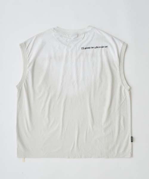 ADAM PATEK(アダムパテック)の「mta609-gallagher sleeveless ノースリーブ(AP2614022)(Tシャツ/カットソー・メンズ・ブラック/グリーン/ピンク/ホワイト・2/1)」の7枚目の写真